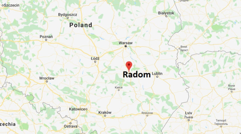 Where is Radom Located? What Country is Radom in? Radom Map