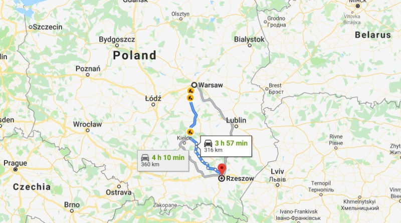 Where is Rzeszow Located? What Country is Rzeszow in? Rzeszow Map