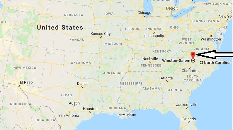 Where is Winston-Salem, North Carolina? What County is Winston-Salem? Winston-Salem Map Located
