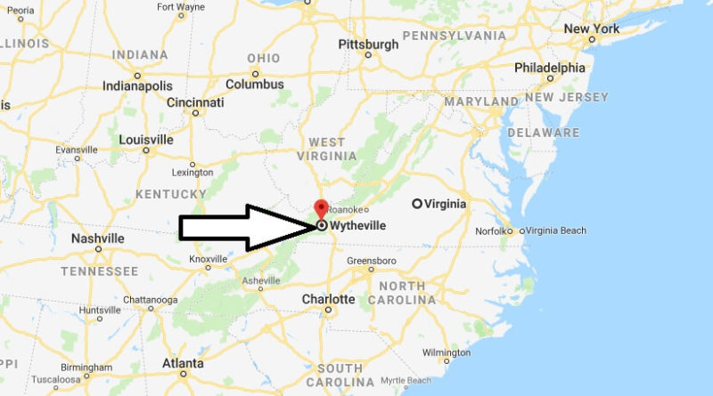 Where is Wytheville, Virginia? What County is Wytheville? Wytheville Map Located