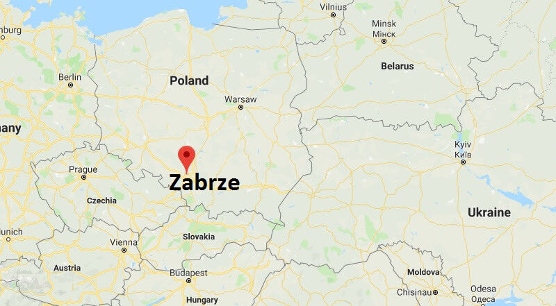 Where is Zabrze Located? What Country is Zabrze in? Zabrze Map