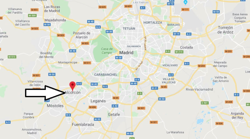 Where is Alcorcon Located? What Country is Alcorcon in? Alcorcon Map