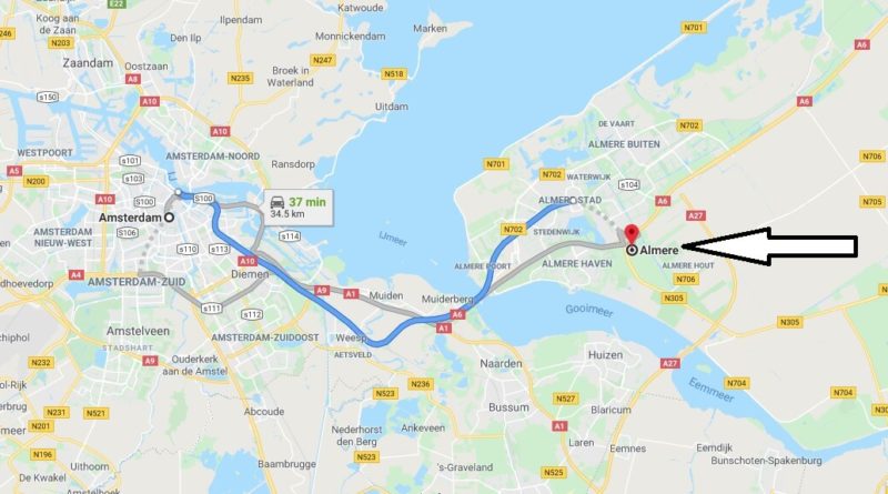Where is Almere Stad Located? What Country is Almere Stad in? Almere Stad Map