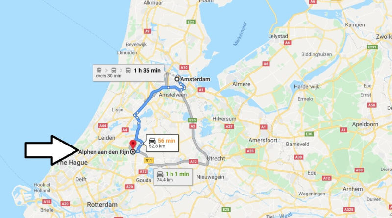 Where is Alphen aan den Rijn Located? What Country is Alphen aan den Rijn in? Alphen aan den Rijn Map