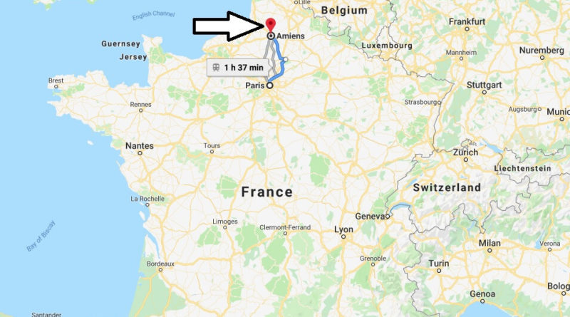 Where is Amiens Located? What Country is Amiens in? Amiens Map