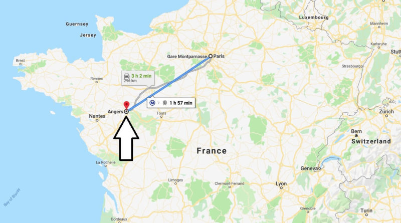 Where is Angers Located? What Country is Angers in? Angers Map