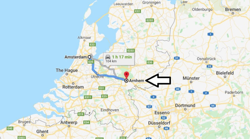 Where is Arnhem Located? What Country is Arnhem in? Arnhem Map