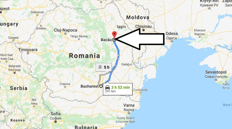 Where is Bacău Located? What Country is Bacău in? Bacău Map