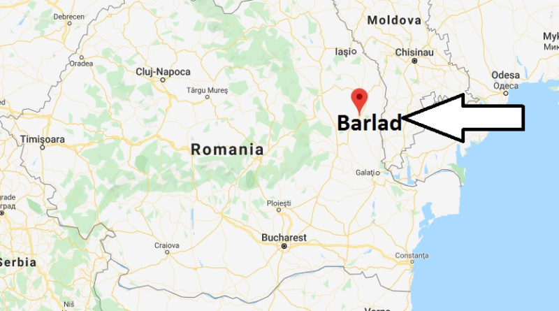 Where is Barlad Located? What Country is Barlad in? Barlad Map
