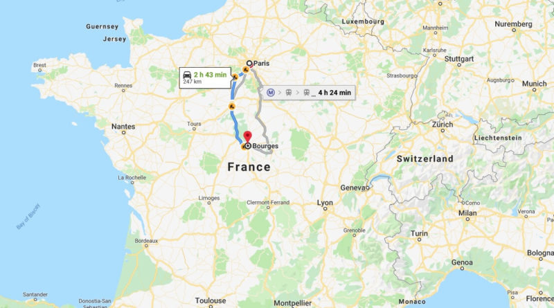 Where is Bourges Located? What Country is Bourges in? Bourges Map