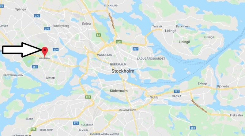Where is Bromma Located? What Country is Bromma in? Bromma Map
