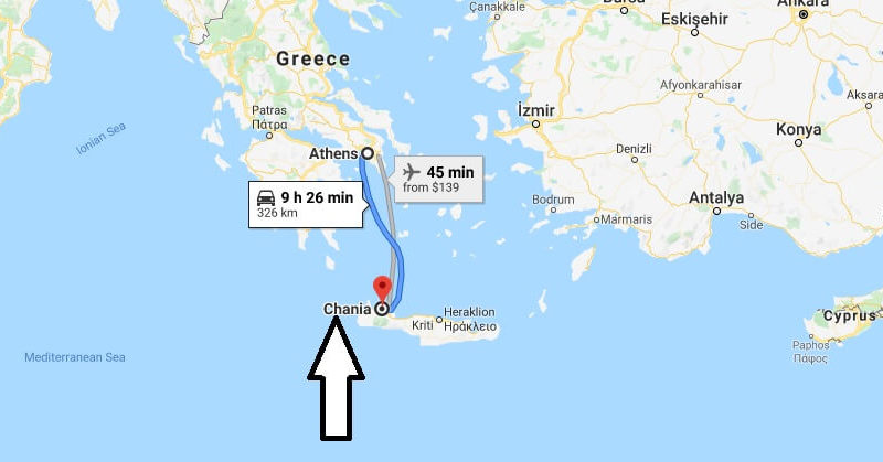 Where is Chania Located? What Country is Chania? Chania Map