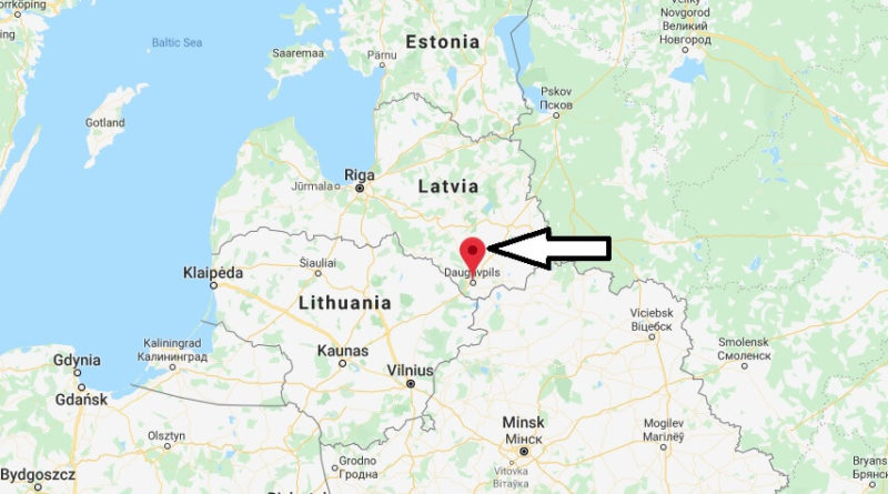 Where is Daugavpils Located? What Country is Daugavpils in? Daugavpils Map