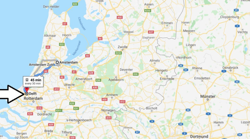 Where is Delft Located? What Country is Delft in? Delft Map