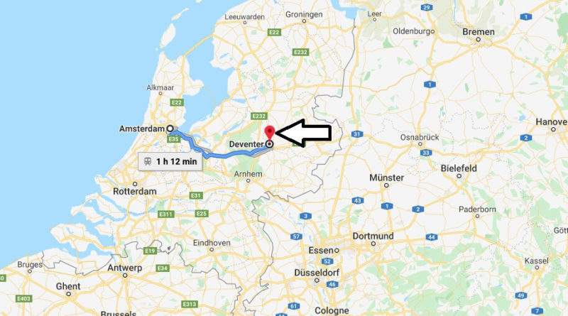 Where is Deventer Located? What Country is Deventer in? Deventer Map