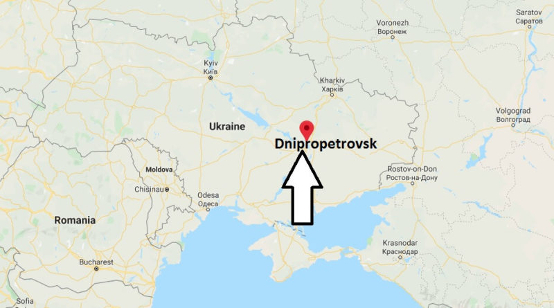 Where is Dnipropetrovsk Located? What Country is Dnipropetrovsk in? Dnipropetrovsk Map