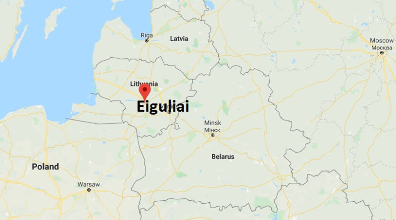 Where is Eiguliai Located? What Country is Eiguliai in? Eiguliai Map