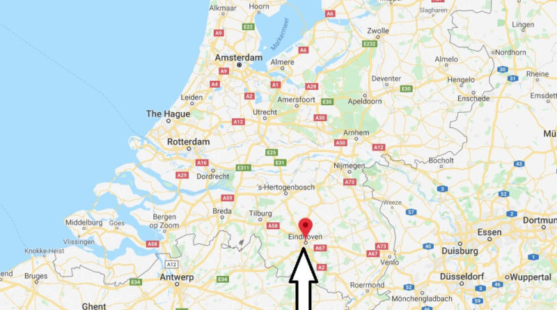 Where is Eindhoven Located? What Country is Eindhoven in? Eindhoven Map