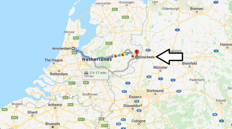 Where is Enschede Located? What Country is Enschede in? Enschede Map