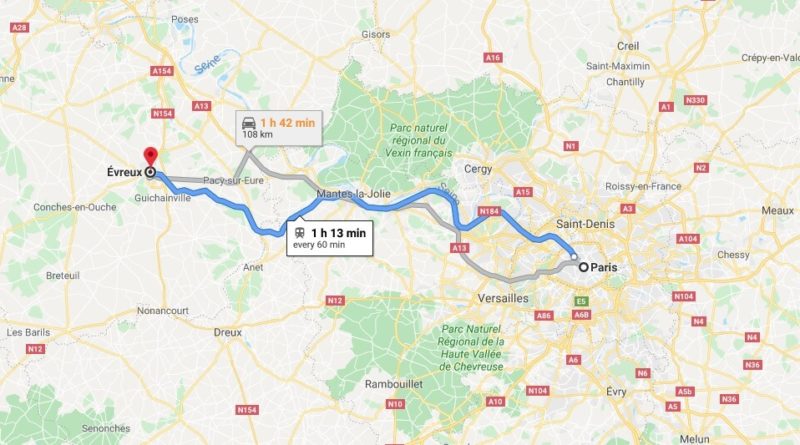Where is Evreux Located? What Country is Evreux in? Evreux Map