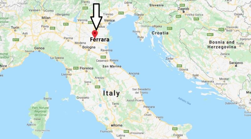 Where is Ferrara Located? What Country is Ferrara in? Ferrara Map