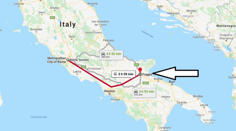 Where is Foggia Located? What Country is Foggia in? Foggia Map