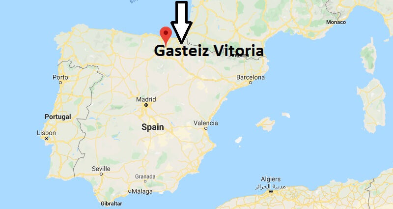 Where is Gasteiz Vitoria Located? What Country is Gasteiz Vitoria in? Gasteiz Vitoria Map