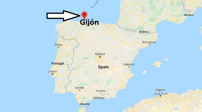 Where is Gijón Located? What Country is Gijón in? Gijón Map