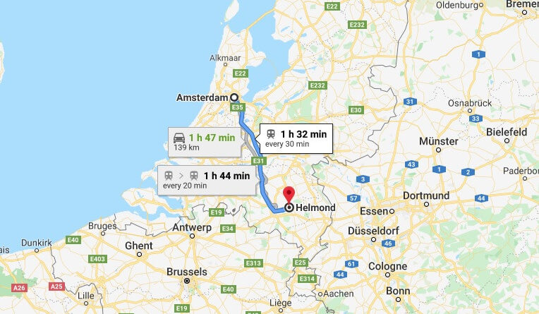 Where is Helmond Located? What Country is Helmond in? Helmond Map