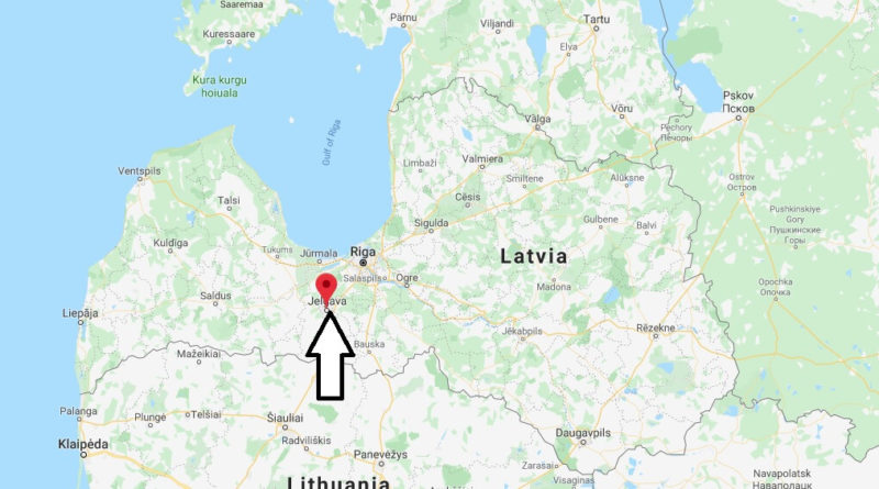 Where is Jelgava Located? What Country is Jelgava in? Jelgava Map