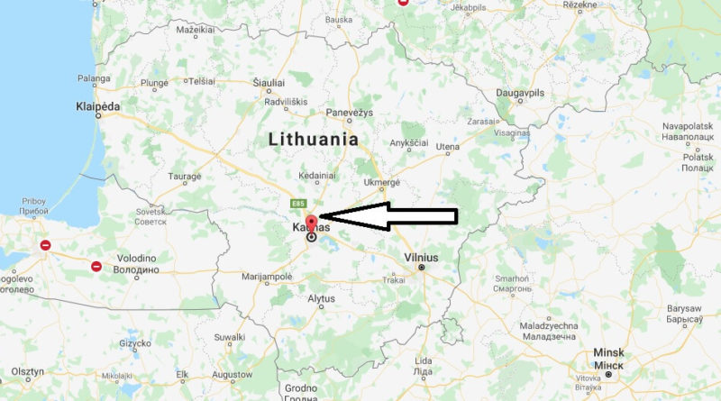 Where is Kaunas Located? What Country is Kaunas in? Kaunas Map