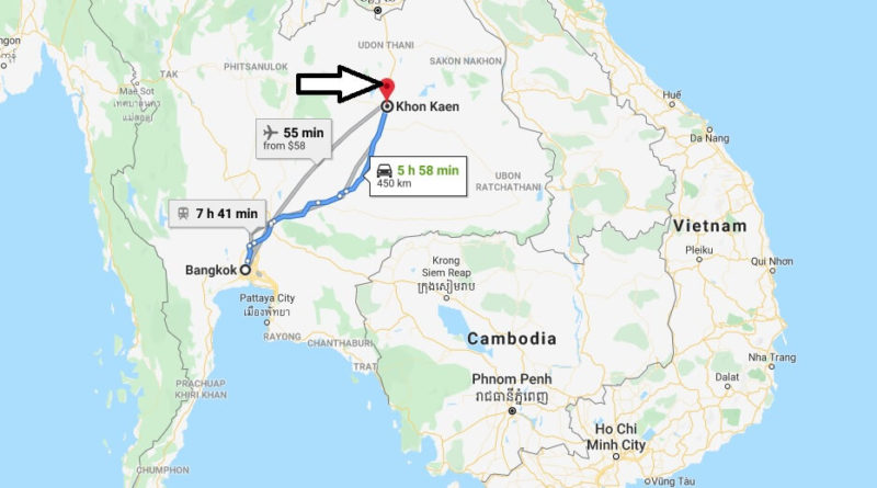 Where is Khon Kaen Located? What Country is Khon Kaen in? Khon Kaen Map