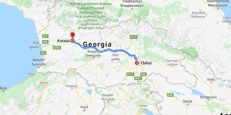 Where is Kutaisi Located? What Country is Kutaisi in? Kutaisi Map