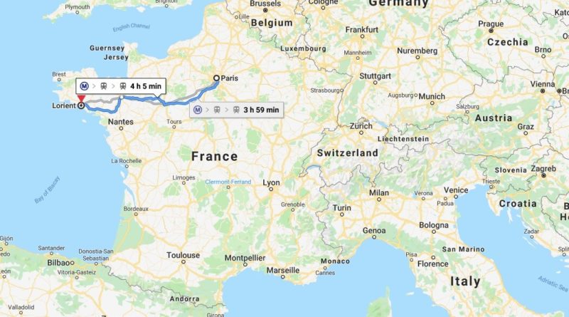 Where is Lorient Located? What Country is Lorient in? Lorient Map