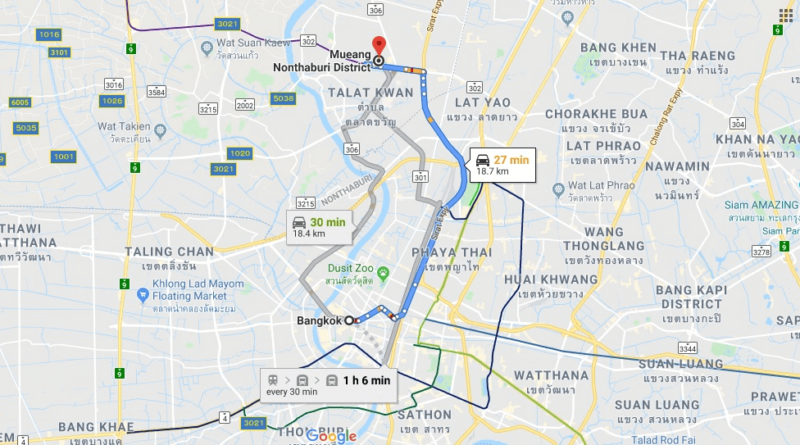 Where is Mueang Nonthaburi Located? What Country is Mueang Nonthaburi in? Mueang Nonthaburi Map
