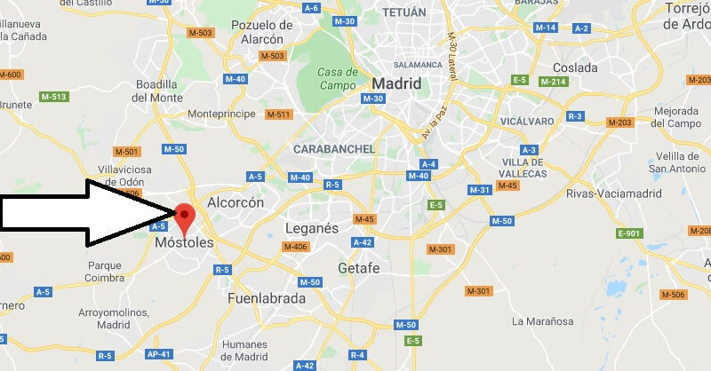 Where is Móstoles Located? What Country is Móstoles in? Móstoles Map