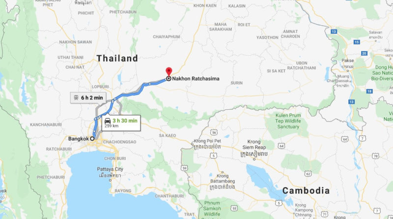 Where is Nakhon Ratchasima Located? What Country is Nakhon Ratchasima in? Nakhon Ratchasima Map