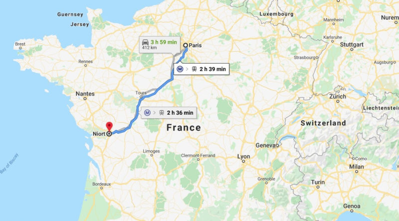 Where is Niort Located? What Country is Niort in? Niort Map