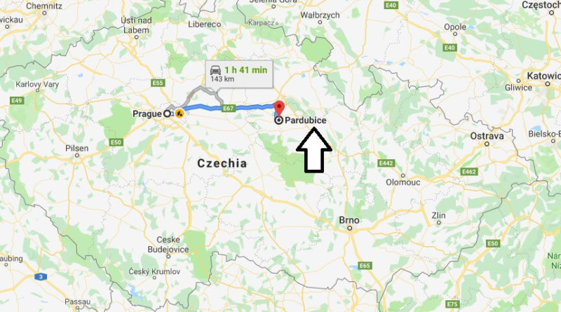 Where is Pardubice Located? What Country is Pardubice in? Pardubice Map