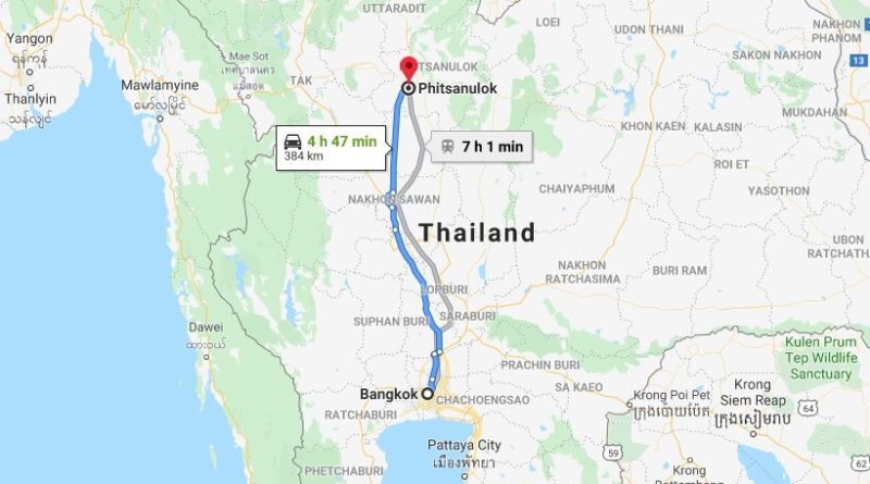 Where is Phitsanulok Located? What Country is Phitsanulok in? Phitsanulok Map