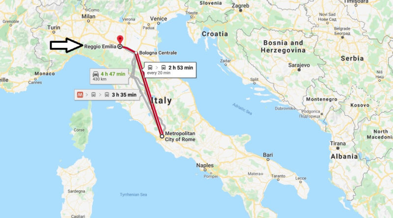 Where is Reggio nell'Emilia Located? What Country is Reggio nell'Emilia in? Reggio nell'Emilia Map
