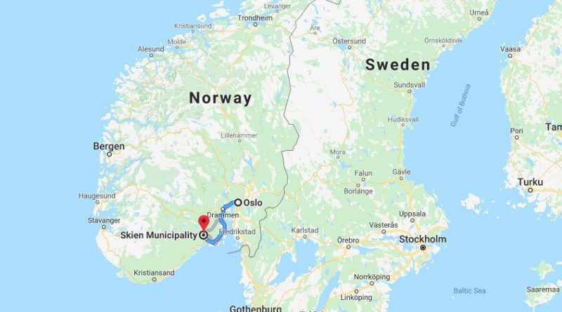 Where is Skien Located? What Country is Skien in? Skien Map