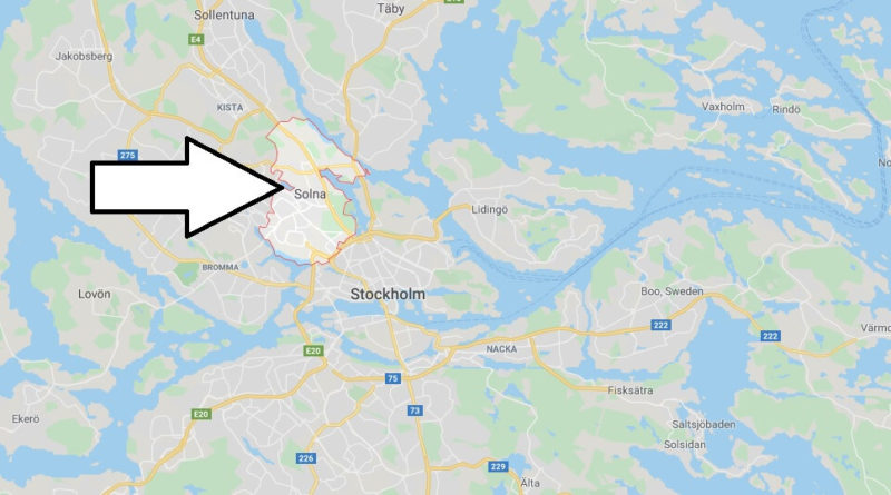 Where is Solna Located? What Country is Solna in? Solna Map