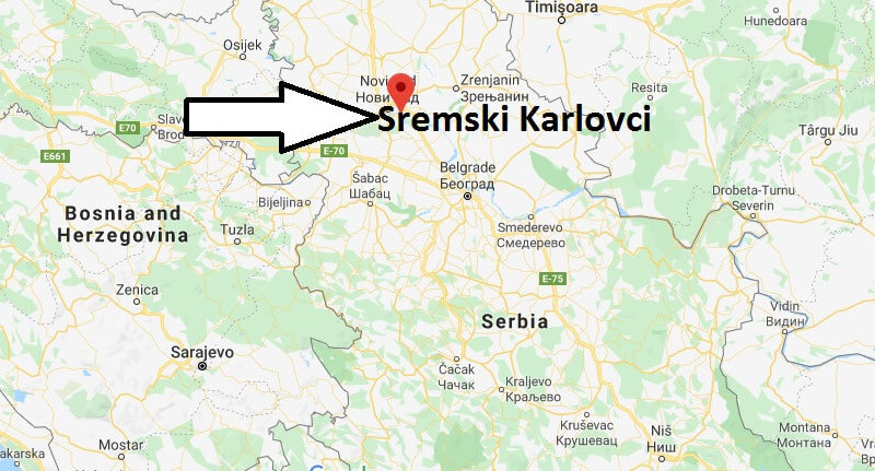 Where is Sremski Karlovci Located? What Country is Sremski Karlovci in? Sremski Karlovci Map