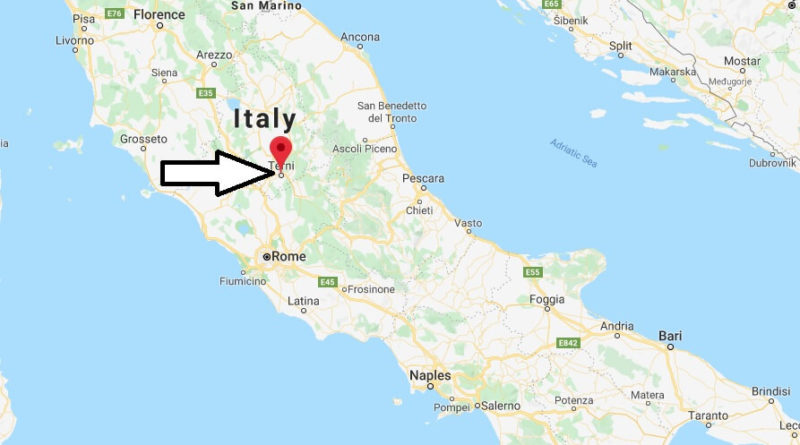 Where is Terni Located? What Country is Terni in? Terni Map