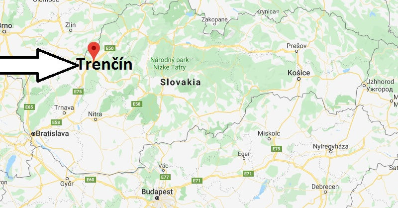 Where is Trenčín Located? What Country is Trenčín in? Trenčín Map