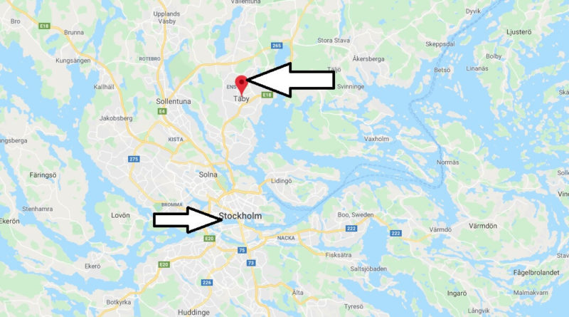 Where is Täby Located? What Country is Täby in? Täby Map