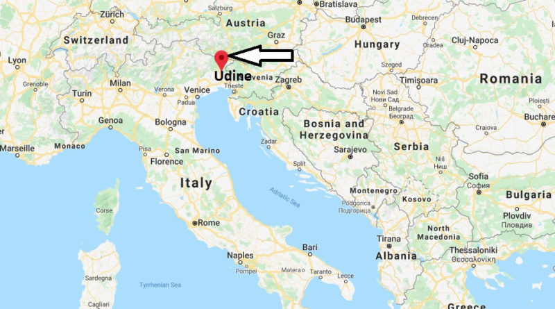 Where is Udine Located? What Country is Udine in? Udine Map