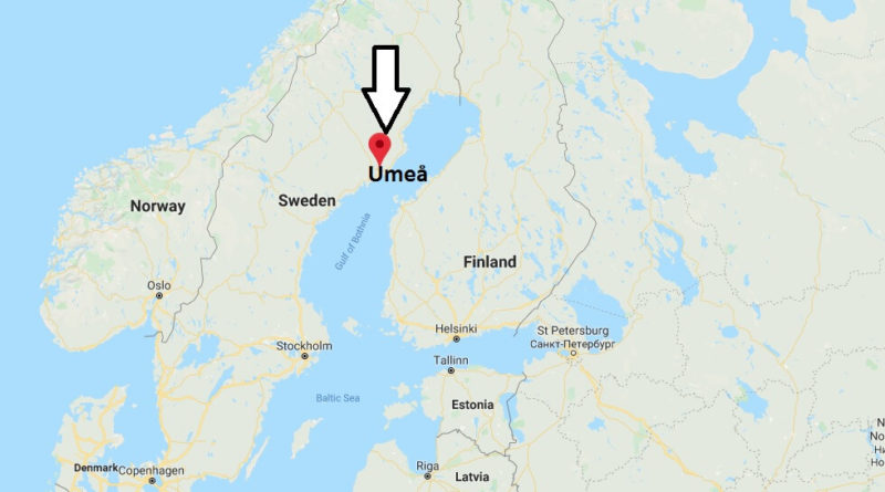 Where is Umeå Located? What Country is Umeå in? Umeå Map