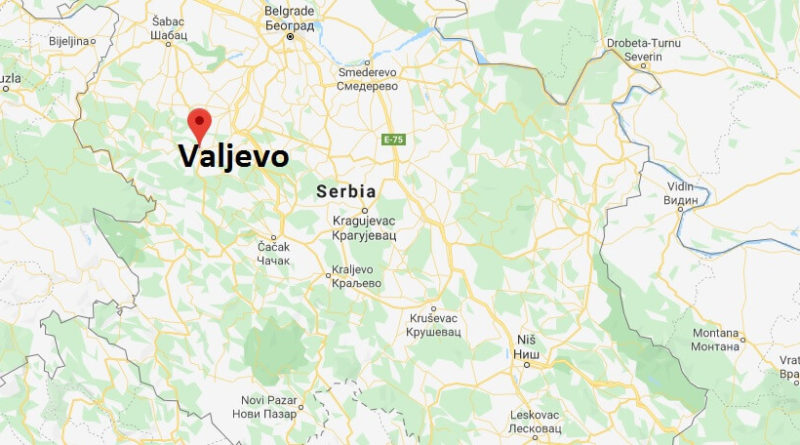 Where is Valjevo Located? What Country is Valjevo in? Valjevo Map